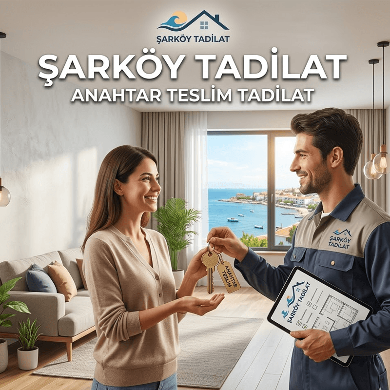 Evinizi baştan sona yenileyip anahtarı teslim eder.