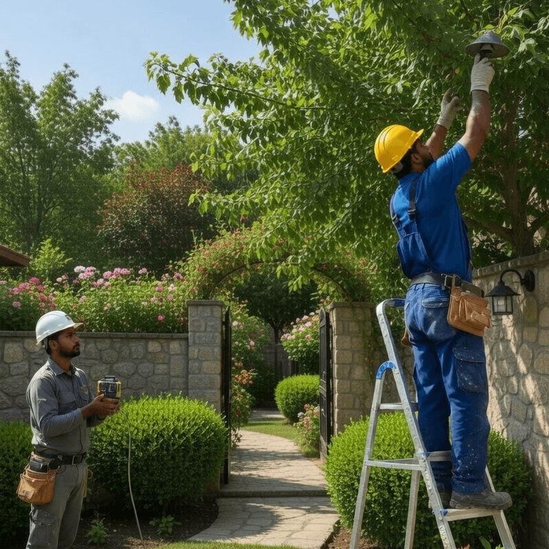 Bahçenizi düzenleyip modern peyzaj alanı oluşturur.