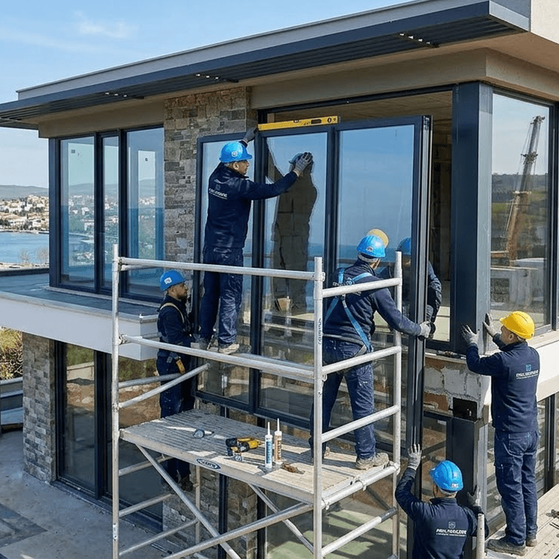 Isı yalıtımlı PVC pencerelerle konfor sağlar.